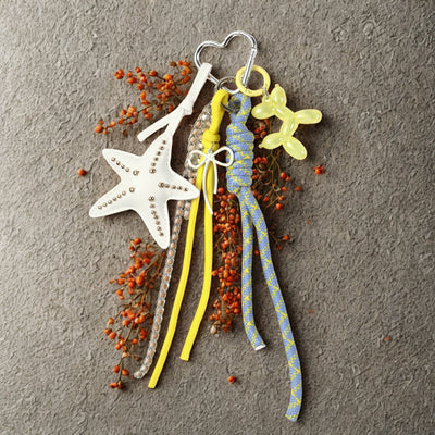 The Multi Starrer Keyring Bag Charm