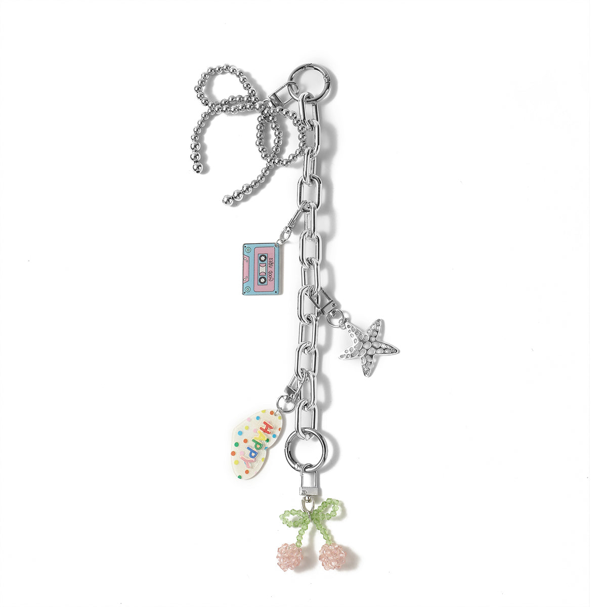 MultiPendant Chunky Silver Bag Charm & Accessories