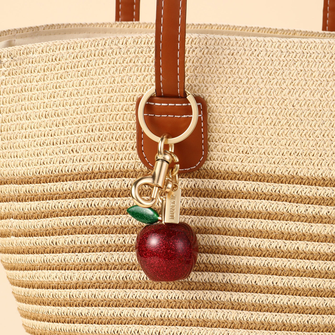 Red Apple Bag Charm