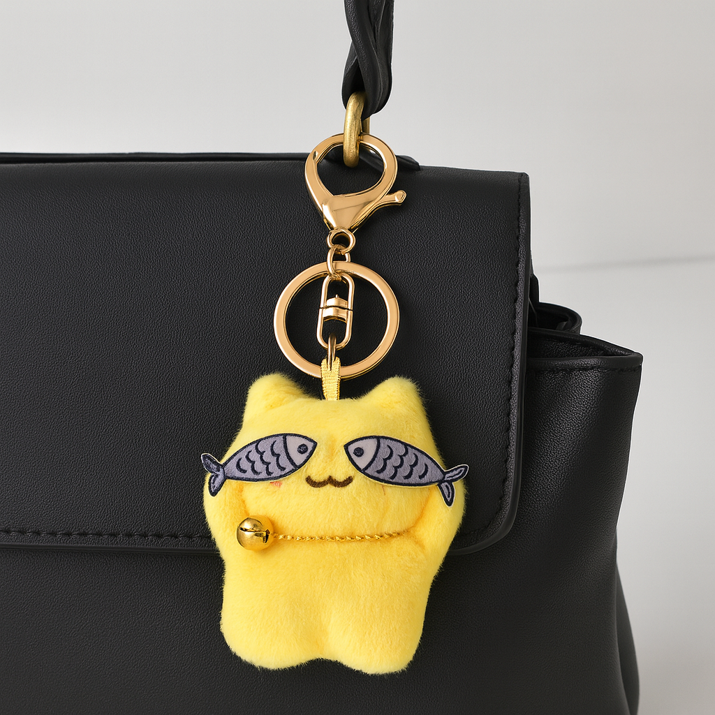 FishEye Teddy Bag Charm